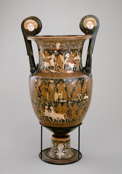 Volute krater, Apulië, 320-310 v.Chr. door Baltimore Painter